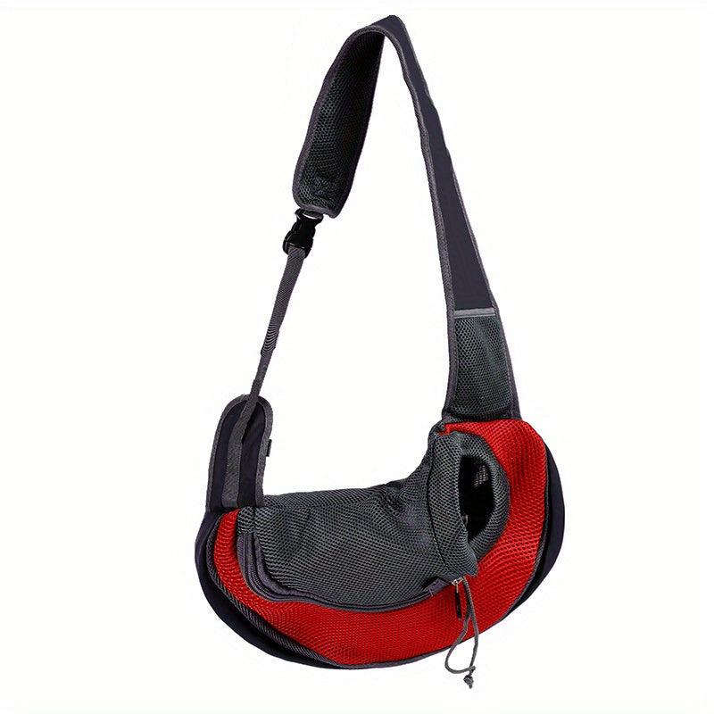 Breathable Dog Sling Carrier Portable Travel Pet Sling Shoulder Bag