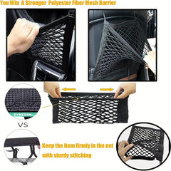 Dog Car Net Barrier Auto Safety Mesh Organizer Bag