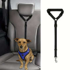 Adjustable Dog Harness Car Safety Rope Pet Seat Belt Traction Rope