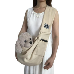Hands Pet Travel Easy Soft Sling Bag Dog Carrier For Stress Outings