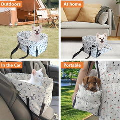Pet Booster Seat for Safe and Comfortable Travel with Dogs and Cats