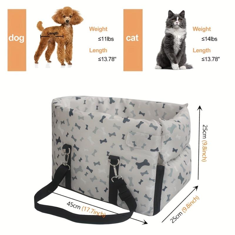 Pet Booster Seat for Safe and Comfortable Travel with Dogs and Cats