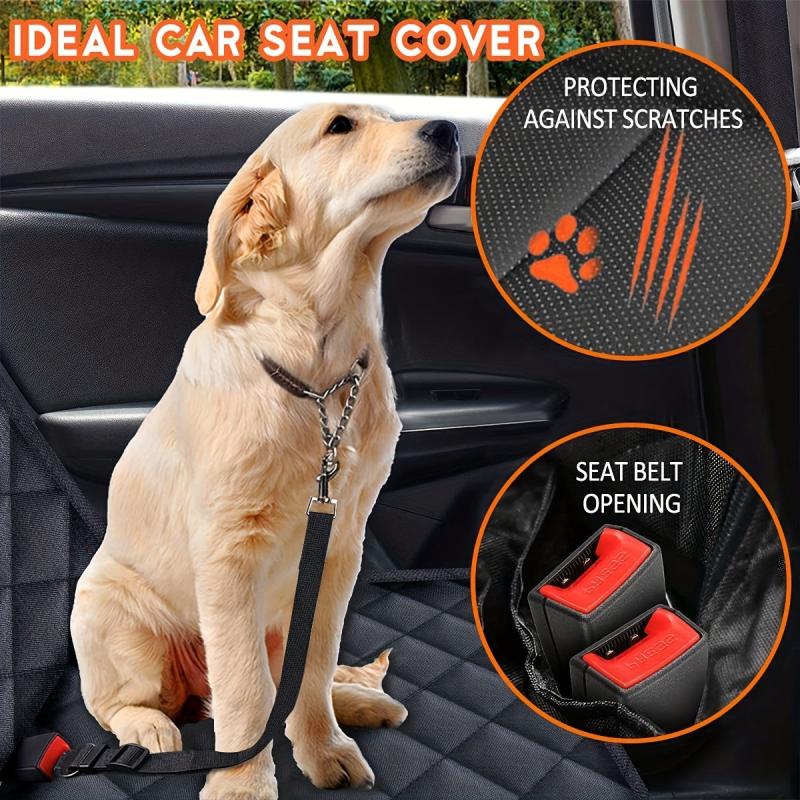 Waterproof Dog Car Seat Cover - Protect Your Car Seats from Pet Hair & Messes