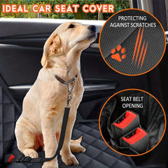 Waterproof Dog Car Seat Cover - Protect Your Car Seats from Pet Hair & Messes