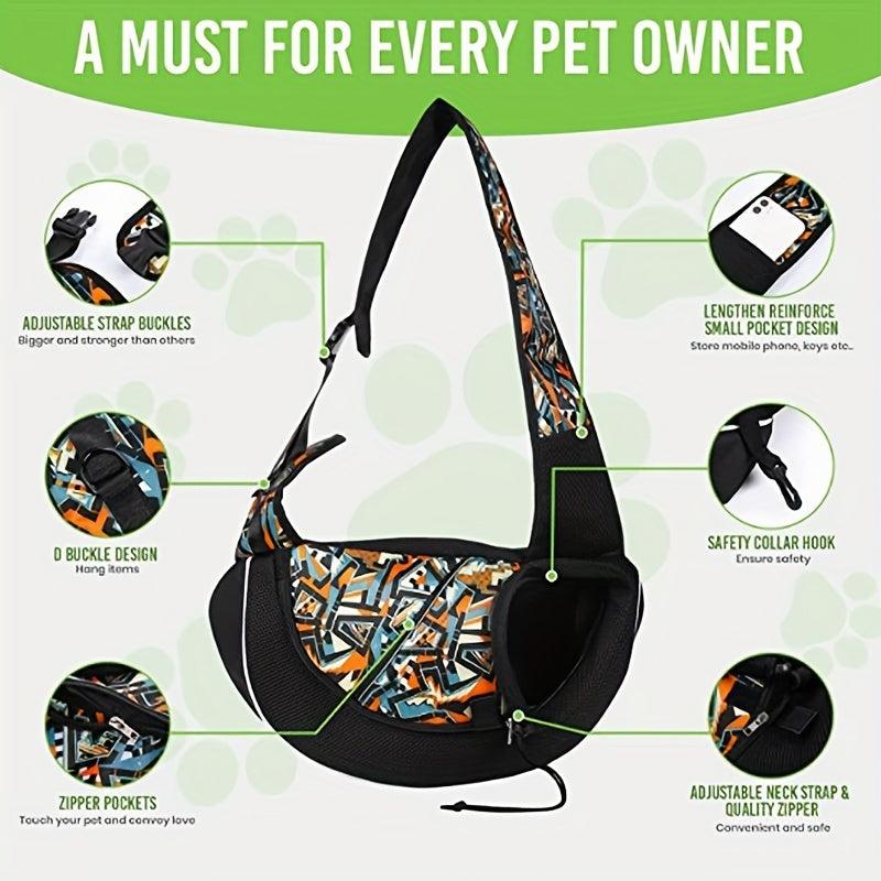 Hands-Free Adjustable Dog Carrier Bag for Small & Medium Pets