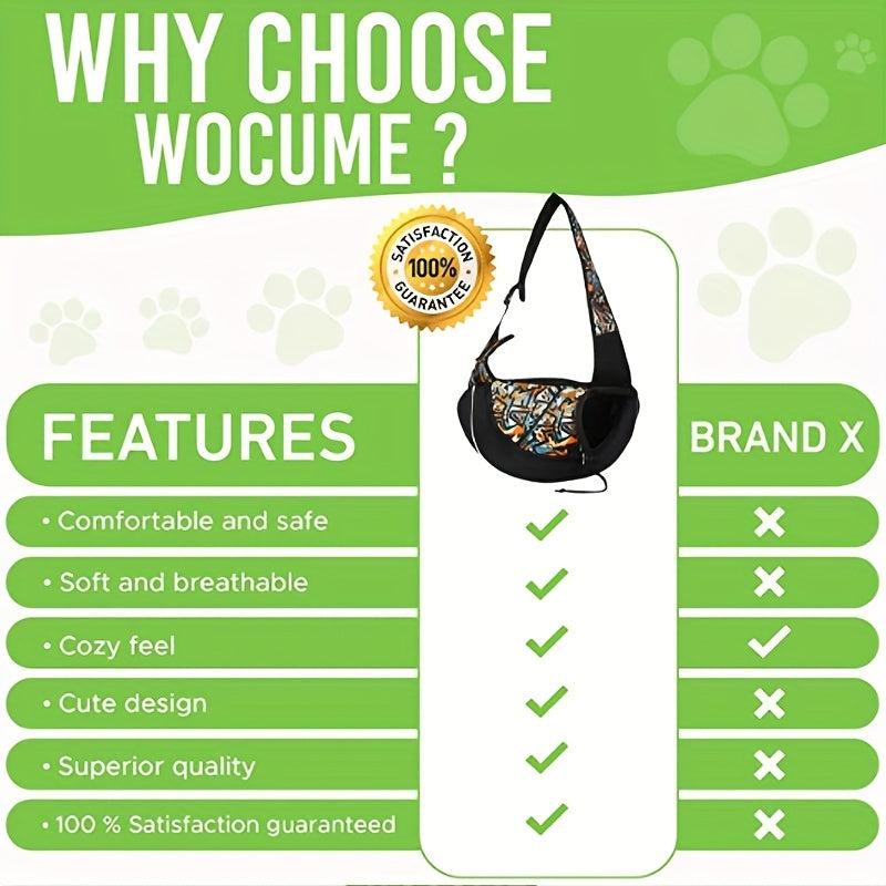 Hands-Free Adjustable Dog Carrier Bag for Small & Medium Pets