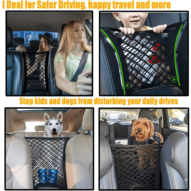 Car Mesh Organizer Multifunctional Car Seat Organizer Car Storage Net Bag