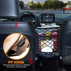 Car Divider For Dogs - Safe Driving Pet Barrier With Coarse Mesh Net