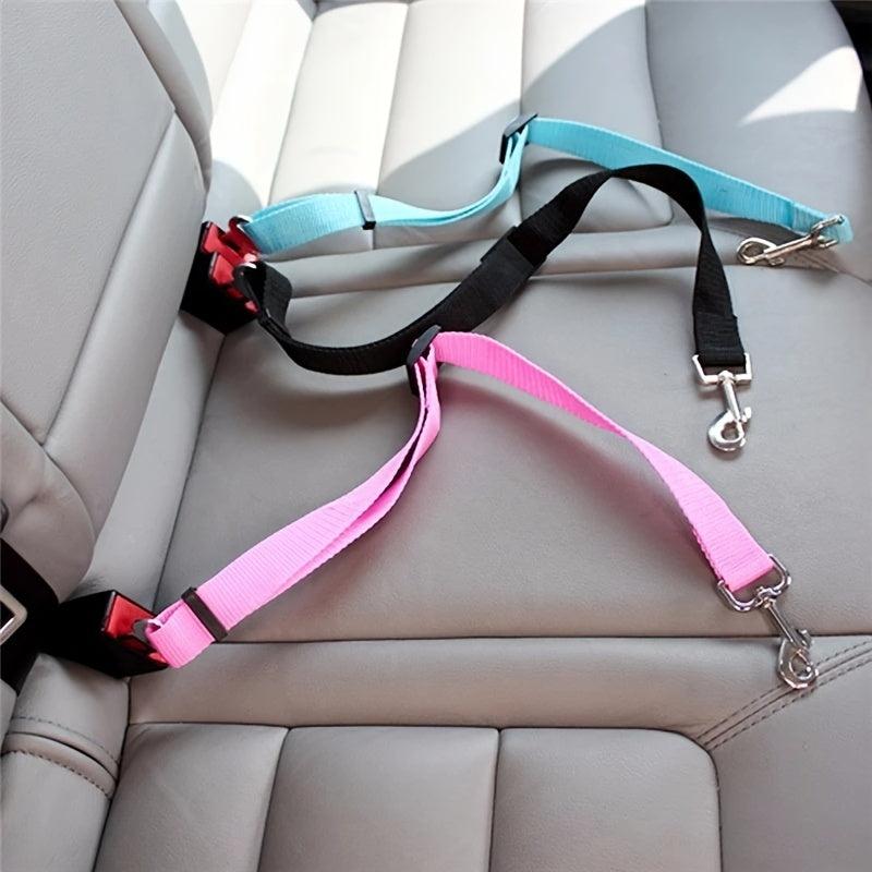 Adjustable Pet Dog Cat Car Seat Belt Safety Harness for Travel