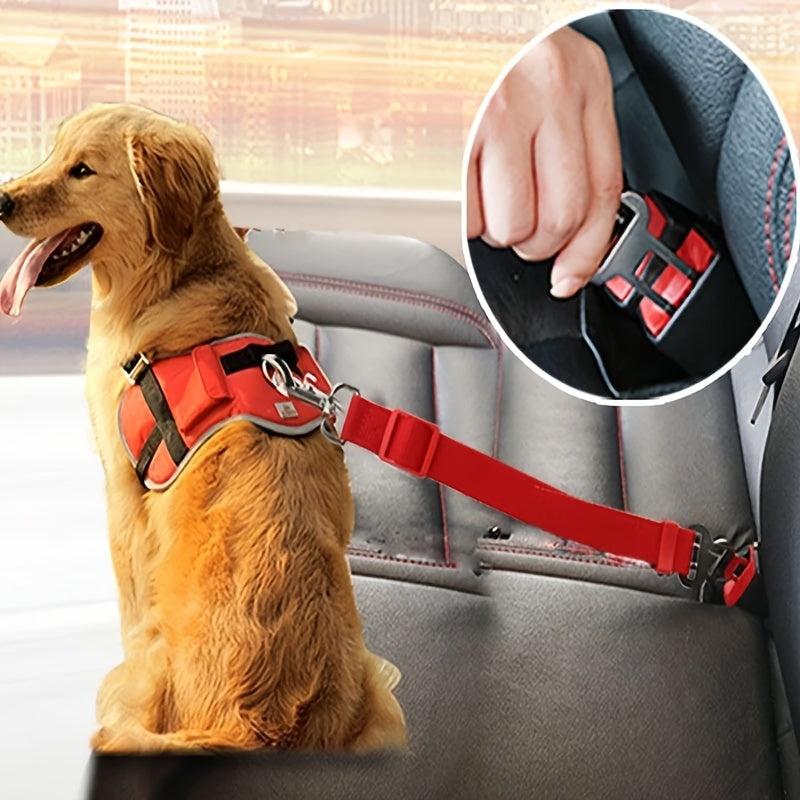 Adjustable Pet Dog Cat Car Seat Belt Safety Harness for Travel