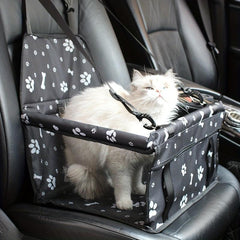 Pet Car Booster Seat & Travel Carrier Bag Cage