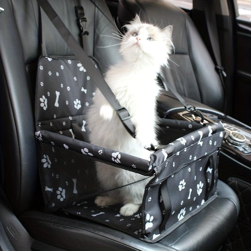 Pet Car Booster Seat & Travel Carrier Bag Cage