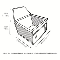 Pet Car Booster Seat & Travel Carrier Bag Cage