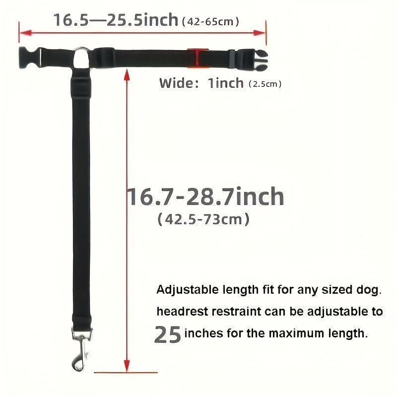 Adjustable Dog Safety Belt for Car Seat