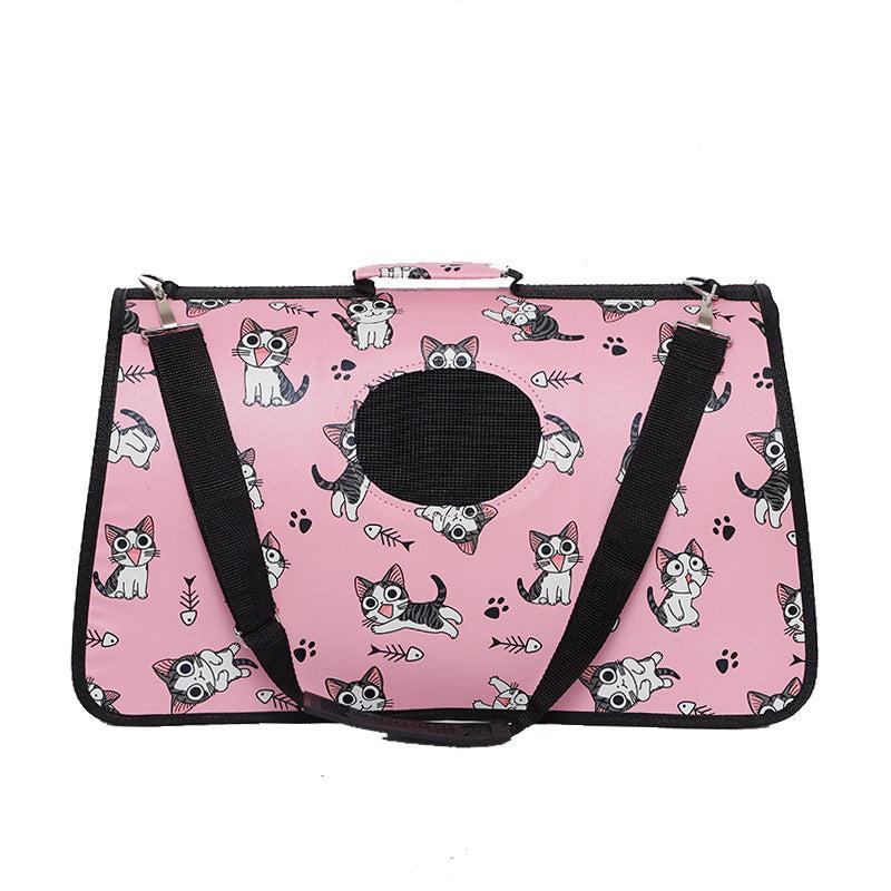 Cat Backpack Pet Cat Bag Oxford Cloth Cat Travel Bag Small Dog Carrier