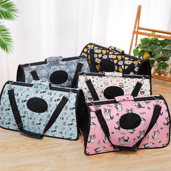 Cat Backpack Pet Cat Bag Oxford Cloth Cat Travel Bag Small Dog Carrier