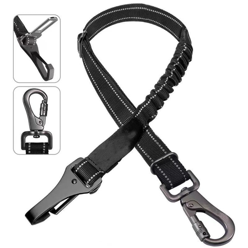 Adjustable Reflective Car Seat Belt for Pets