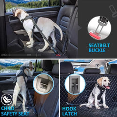 Adjustable Reflective Car Seat Belt for Pets