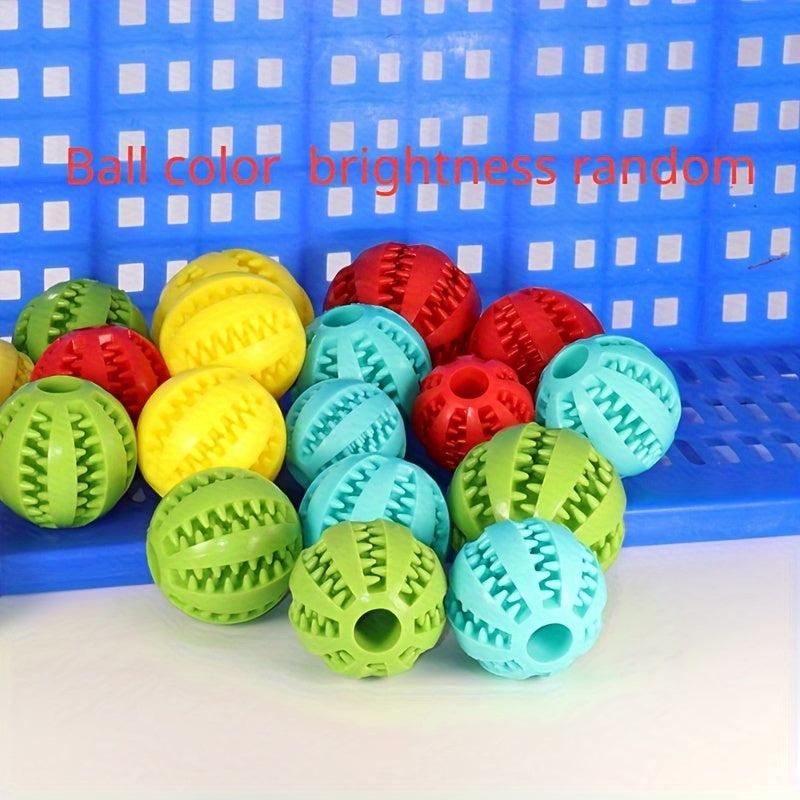 Dog Ball Toy Leaking Food Rubber Chew Toy Molar Toy Interactive