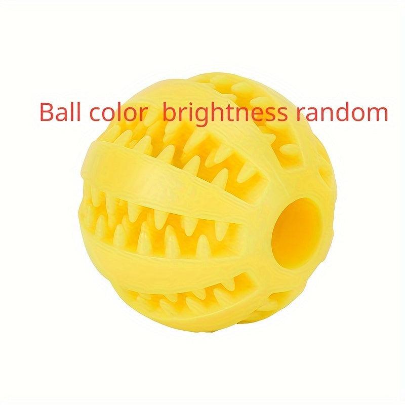 Dog Ball Toy Leaking Food Rubber Chew Toy Molar Toy Interactive