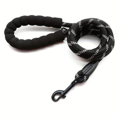 Reflective Dog Leash with Foam Handle - Safe Training & Walking