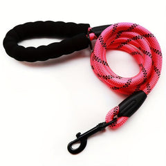 Reflective Dog Leash with Foam Handle - Safe Training & Walking