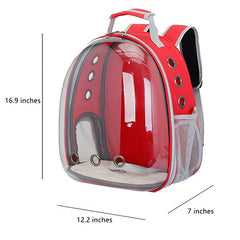 Pet Bubble Backpack for Dogs and Cats Comfortable and Secure Outdoor Carrier