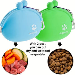 Portable Dog Treat Bag with Hanging Buckle