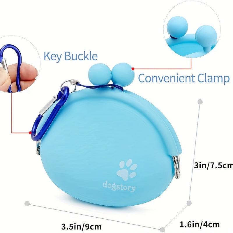 Portable Dog Treat Bag with Hanging Buckle
