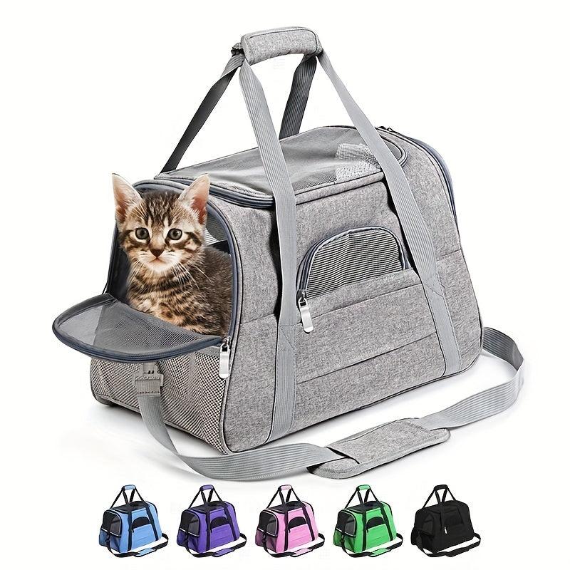 Large Capacity Soft Pet Carriers Portable Breathable Foldable Bag Cat Dog