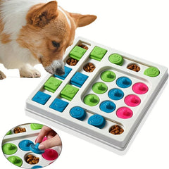 Interactive Puzzle Toy Slow Feeder for Dogs & Cats Anxiety Relief & Fun Mealtime