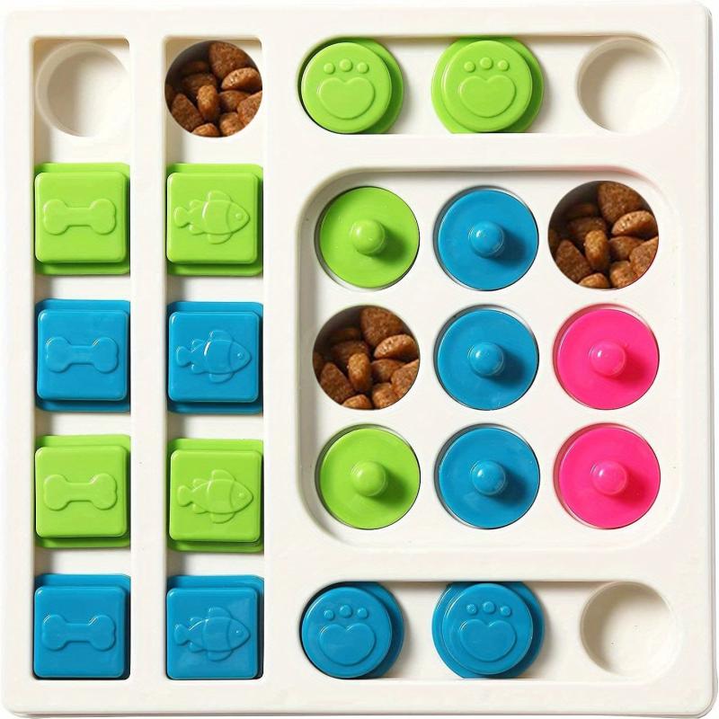 Interactive Puzzle Toy Slow Feeder for Dogs & Cats Anxiety Relief & Fun Mealtime