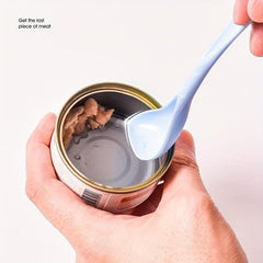 1pc Pet Food Spoon Plastic Cat Food Can Scoop Pet Stirring Spoon