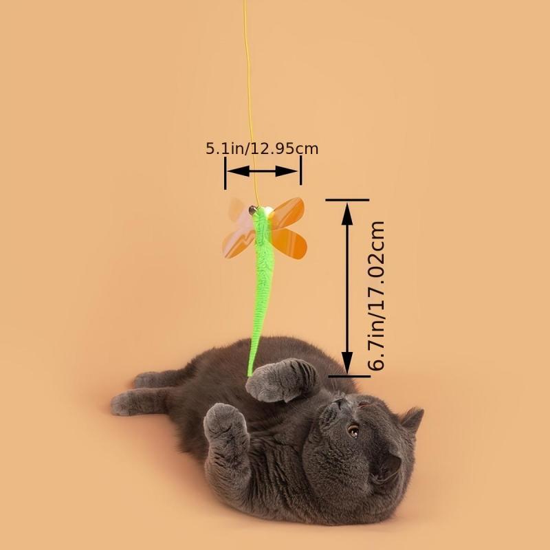 Interactive Cat Toy Dragonfly Rope