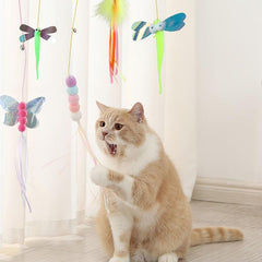 Interactive Cat Toy Dragonfly Rope
