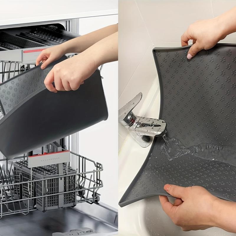 Silicone Pet Dog Cat Feeding Mat Non slip Waterproof Pet Food Bowl Mat