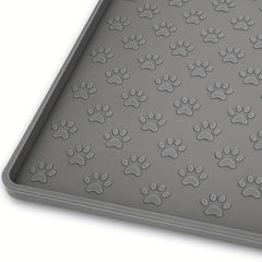 Silicone Pet Dog Cat Feeding Mat Non slip Waterproof Pet Food Bowl Mat