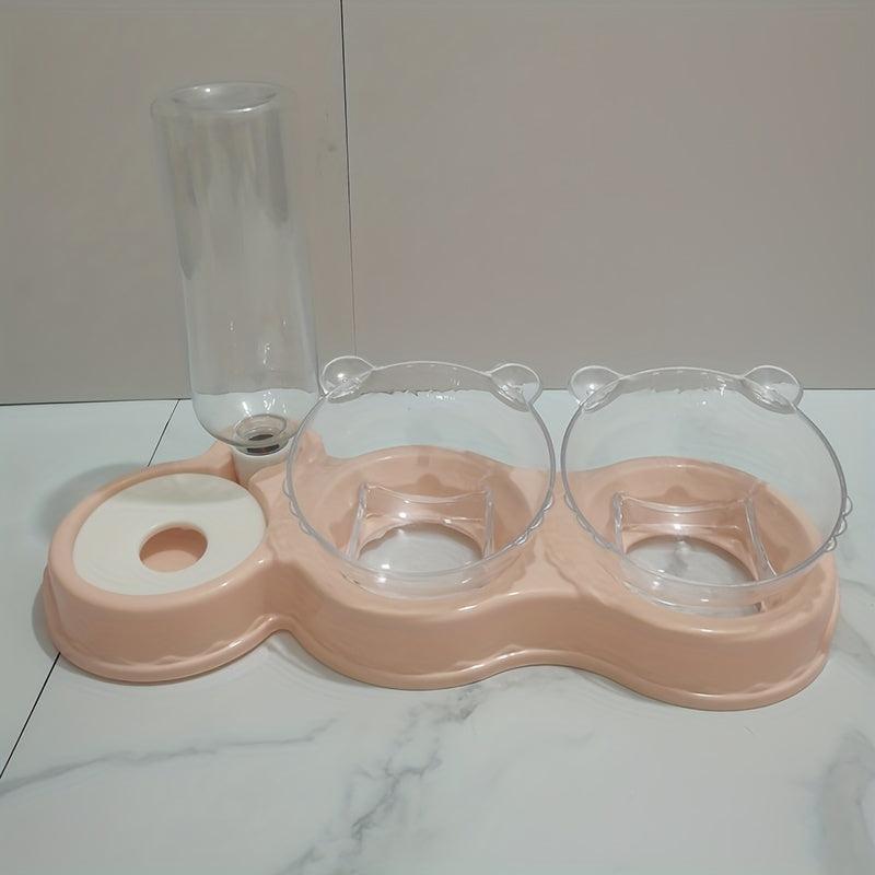 Automatic Food & Water Dispenser Pet Double Bowl Feeder