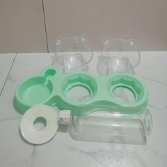 Automatic Food & Water Dispenser Pet Double Bowl Feeder
