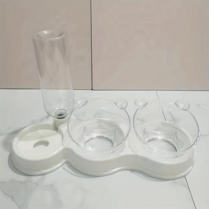 Automatic Food & Water Dispenser Pet Double Bowl Feeder