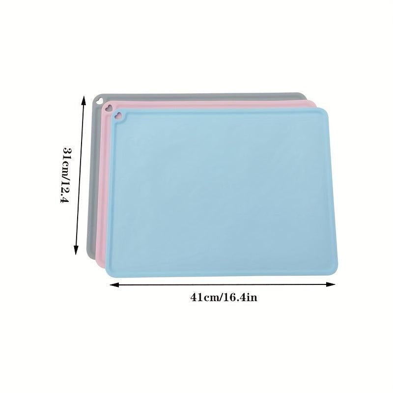 Foldable Silicone Cat Food Mat Waterproof Non-slip