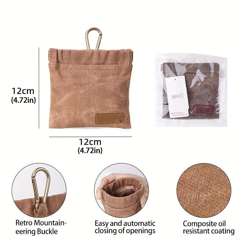 Hands-Free Dog Treat Pouch for Training and Walking with Storage Compartments