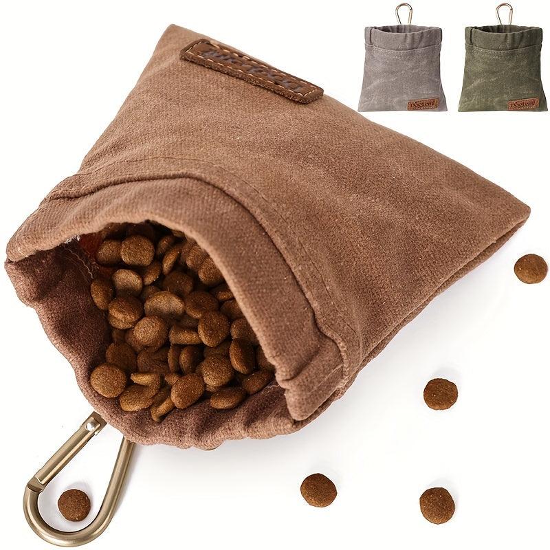 Hands-Free Dog Treat Pouch for Training and Walking with Storage Compartments