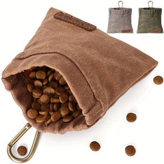 Hands-Free Dog Treat Pouch for Training and Walking with Storage Compartments