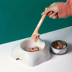 Silicone Pet Food Stirring Spoon Cat Food Can Spoon Long Handle