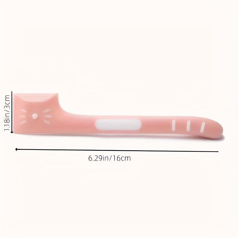 Silicone Pet Food Stirring Spoon Cat Food Can Spoon Long Handle