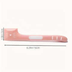 Silicone Pet Food Stirring Spoon Cat Food Can Spoon Long Handle