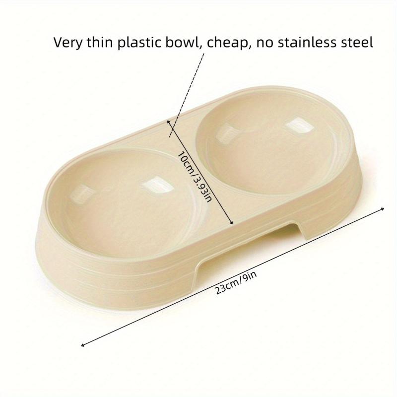 Stainless Steel Double Pet Bowls for Food & Water - Dog/Cat