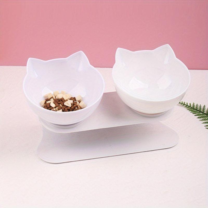 Raised Non Slip Pet Food Bowls for Cats and Dogs