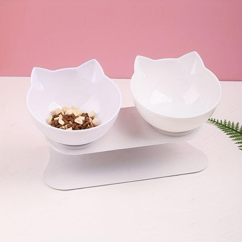 Raised Non Slip Pet Food Bowls for Cats and Dogs